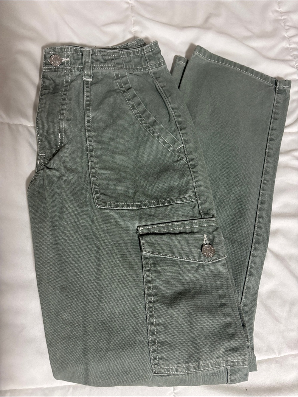 Olive Green Cargo Pants